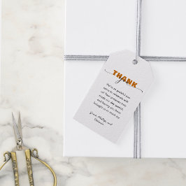 Modern Wilde Eerste Verjaardag | Dank je Cadeaulabel