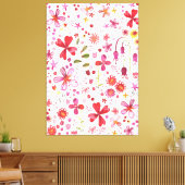 Modern Wilde Waterverf Canvas Afdruk (Insitu (Woonkamer))