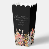 Modern, Wildflower Baby shower Bedankdoosjes (Achterkant)