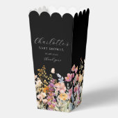 Modern, Wildflower Baby shower Bedankdoosjes (Voorkant)