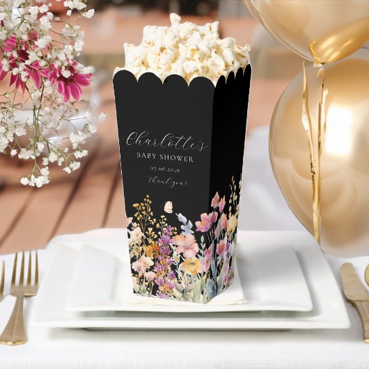 Modern, Wildflower Baby shower Bedankdoosjes