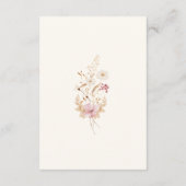 Modern Wildflower | Botanical Wedding Details Informatiekaartje (Achterkant)