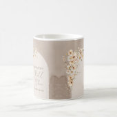 Modern Wildflower Ivory Arch Lijst Koffiemok (Center)