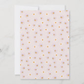 Modern Wildflower Pearl en Prosecco Vrijgezellenfe Kaart (Achterkant)