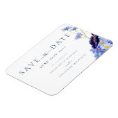 Modern Wildflower Wedding Magneet (Linkerzijde)