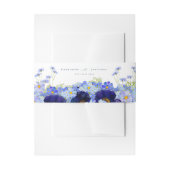 Modern Wildflower Wedding Uitnodigingen Wikkel (Voorkant Voorbeeld)