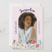 Modern Wildflowers Afstuderen 2025 Arch Foto Kaart (Voorkant)