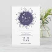 Modern Wildflowers Whimsical Script Custom Photo (Staand voorkant)