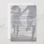 Modern Wildflowers Whimsical Script Custom Photo (Achterkant)