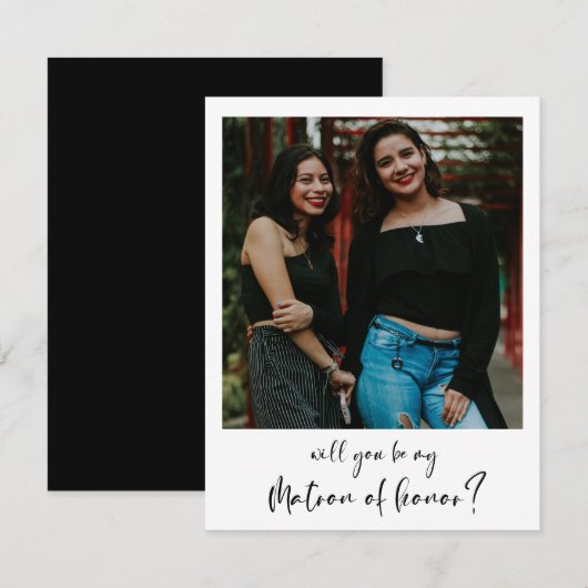 Modern Will jij bent mijn matron van de eervolle f (Voorkant / Achterkant)