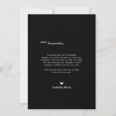 Modern Will You Be My Bridesmaid Photo Card (Achterkant)
