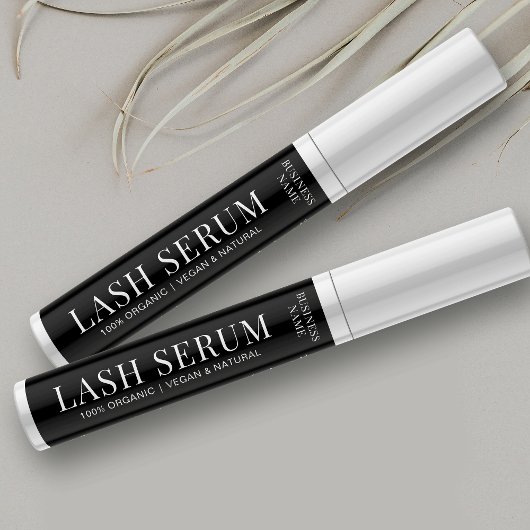 Modern Wimper Beauty Product Mascara Tube Label