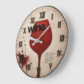 Modern Wine Glass Minimalist Grote Klok (Hoek)