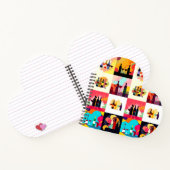Modern Wine Set Silhouette Collage - Bold Colorful Notitieboek (Binnen)