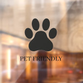 Modern Winkelraam Pet Friendly Raamsticker (Vel 2)