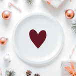 Modern Winter Feestelijk Bourgogne Rood Baby showe Papieren Bordje<br><div class="desc">Omarm de sfeer van het seizoen met onze prachtige moderne kalligrafie Winter Feestelijk Collectie in luxe Bourgogne Rood. Van prachtige uitnodigingen die de toon zetten tot elegante bewegwijzering en feestdecoratie die uw gasten zullen betoveren,  dit collectie is ontworpen om warmte en stijl in uw feest te brengen. #zazzlemade</div>