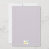 Modern Winter Floral Kaart (Achterkant)