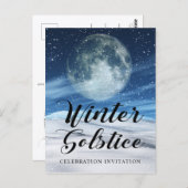Modern Winter Solstice Celebration Briefkaart (Voorkant / Achterkant)