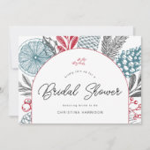 Modern Winter Vrijgezellenfeest groen Kaart (Voorkant)