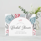 Modern Winter Vrijgezellenfeest groen Kaart (Staand voorkant)