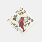 modern  winterbos kardinaal servet (Hoek)