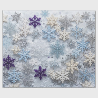 Modern Winterpatroon 2022 Cadeaupapier
