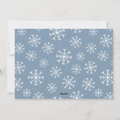 Modern Wish Hanukkah-fotokaart | Bericht bewerkbaa Feestdagenkaart (Achterkant)