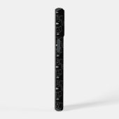 Modern Wiskunde Pattern iPhone 15 Case (Rechterkant)