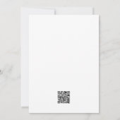 Modern Wisteria Floral Waterverf Baby shower Kaart (Achterkant)