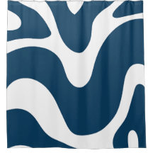 Modern wit & blauw