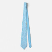 Modern wit & blauw stropdas (Voorkant)