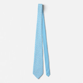Modern wit & blauw stropdas
