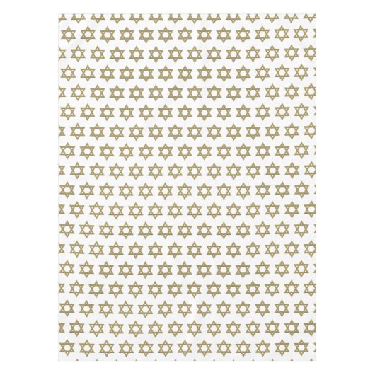 Modern wit | Chanoeka | STER OF DAVID Tafelkleed (Voorkant)