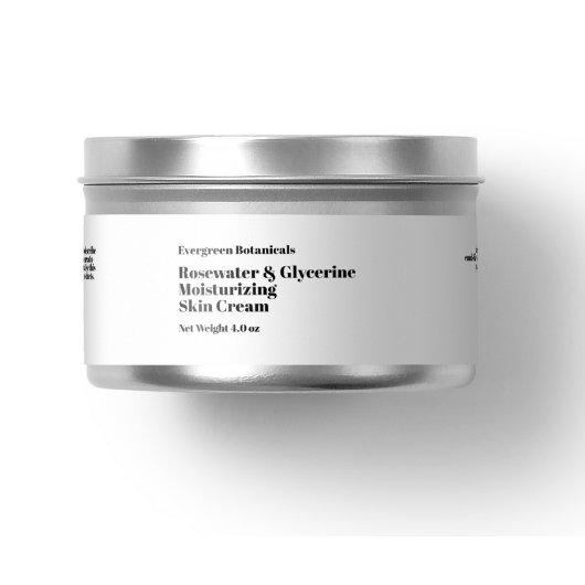 Modern wit cosmeticapot label 1 x 7,25