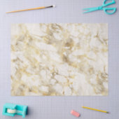 Modern wit en goud marmerpatroon tissuepapier (Craft)