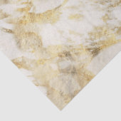 Modern wit en goud marmerpatroon tissuepapier (Detail)