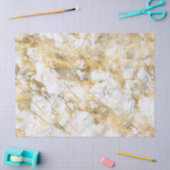 Modern wit en gouden marmer tissuepapier (Craft)