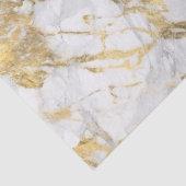 Modern wit en gouden marmer tissuepapier (Detail)