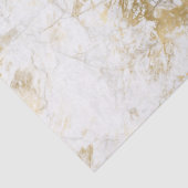 Modern wit en gouden marmeren patroon tissuepapier (Detail)