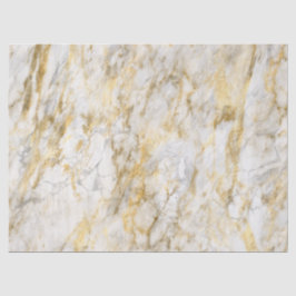 Modern wit en gouden marmerpatroon tissuepapier