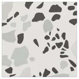 Modern wit en grijs terrazzo patroon stof