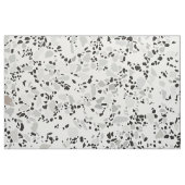Modern wit en grijs terrazzo patroon stof (Fat Quarter)