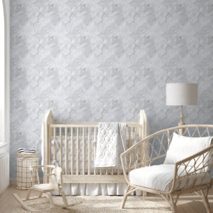 Modern wit en zwart marmer behang