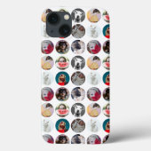 Modern wit foto cirkel patroon Case-Mate iPhone case (Achterkant)