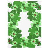 Modern Wit, Groen, Rode Lieveheersbeestje Insect & Tafelkleed (Voorkant)