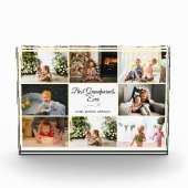 Modern wit grootouder Jubileum foto cadeau (Voorkant)