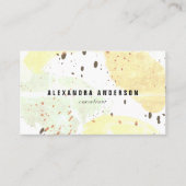 Modern wit ivoor borstel streken Visitekaartje (Voorkant)