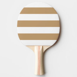 Modern Wit, Kameel Bruine Streep Tafeltennisbatje