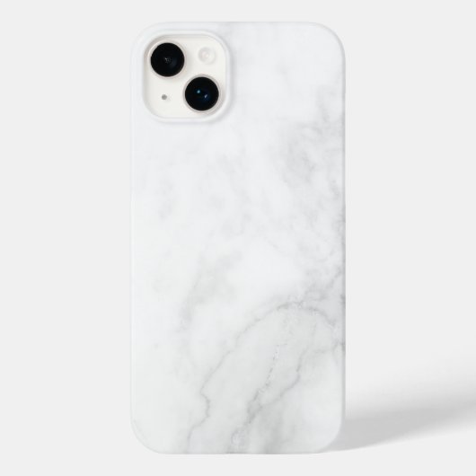 Modern wit marmer Case-Mate iPhone case (Achterkant)