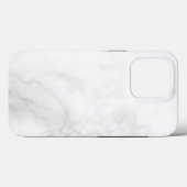 Modern wit marmer Case-Mate iPhone case (Achterkant (horizontaal))